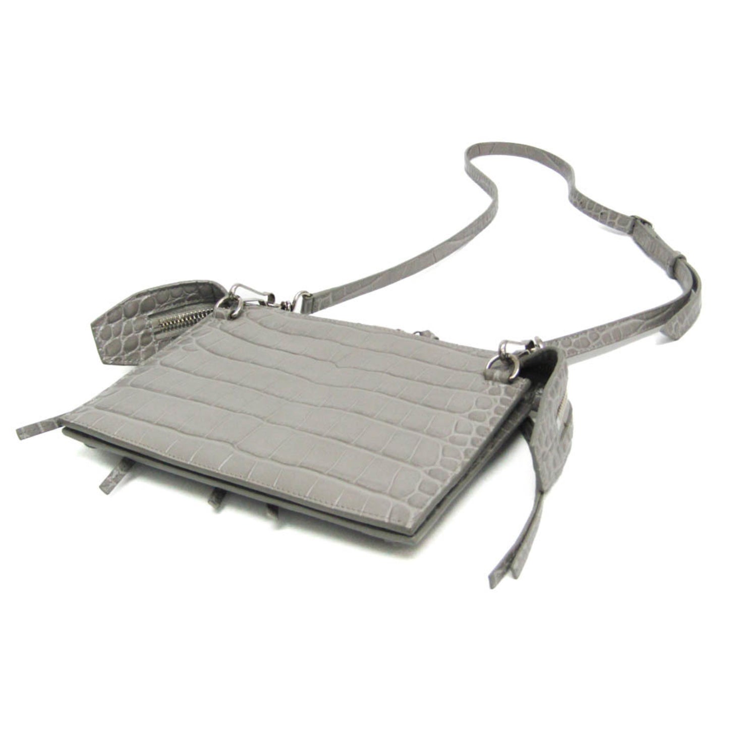 Balenciaga · Embossed Leather Shoulder Bag