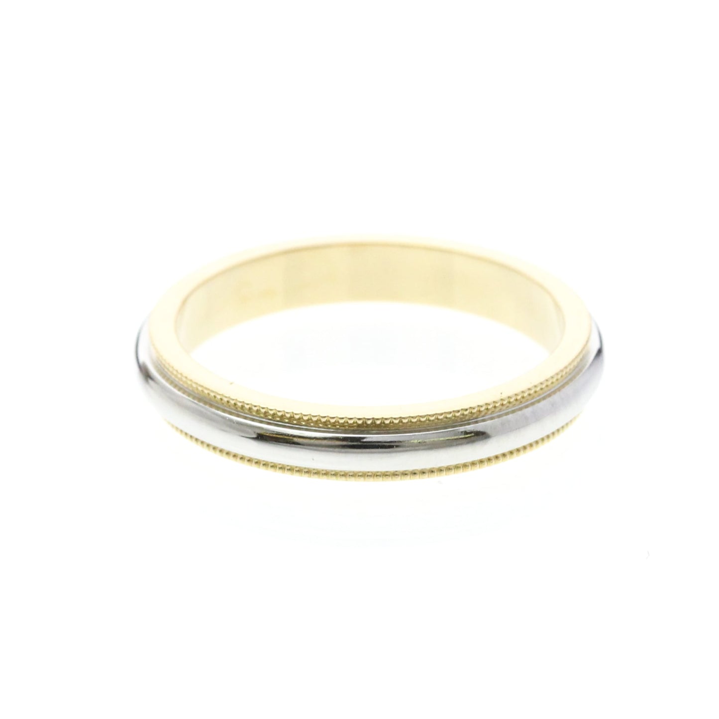 Tiffany Milgrain · Platinum & 18K Yellow Gold