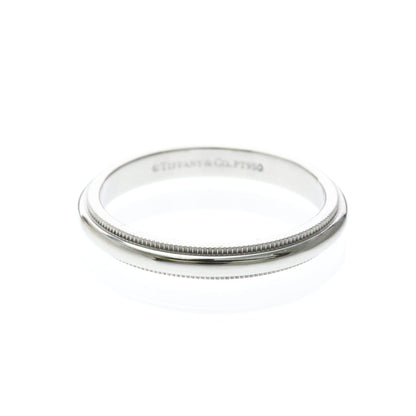Tiffany Milgrain Band · Platinum