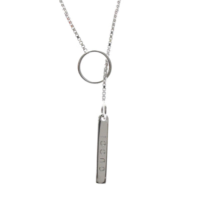 Gucci Lariat · 18K White Gold