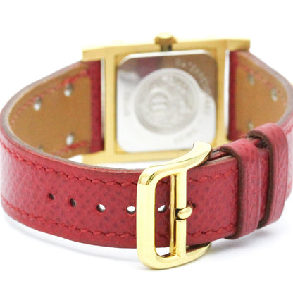 Hermes Medor · Gold Plated · Leather