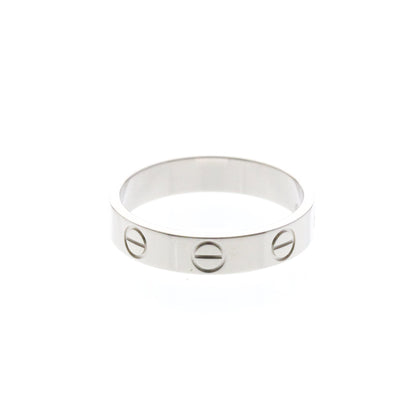 Cartier Mini Love · 18K White Gold · Size 4.75 (EU 51.88)