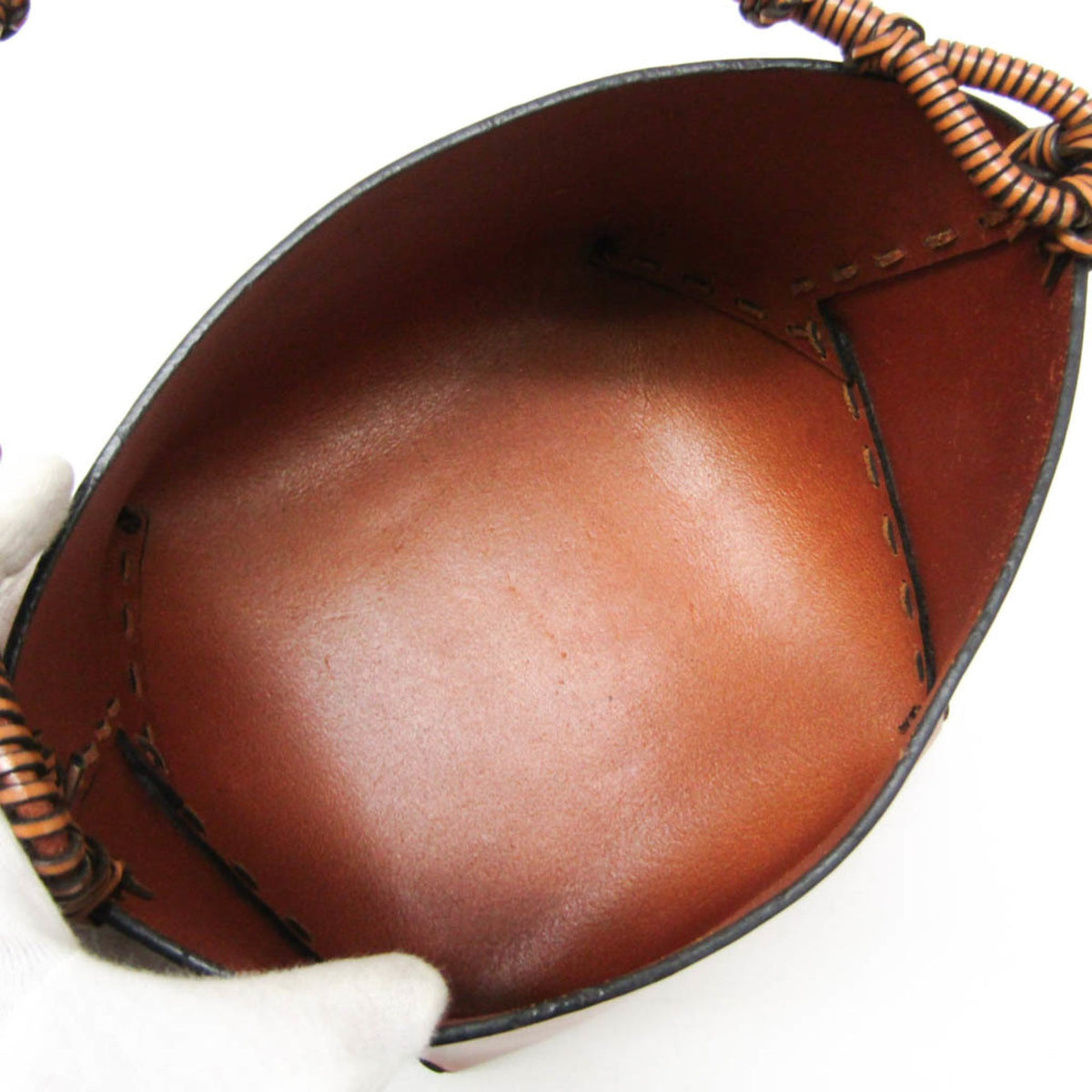 Loewe Gate Bucket Square · Leather