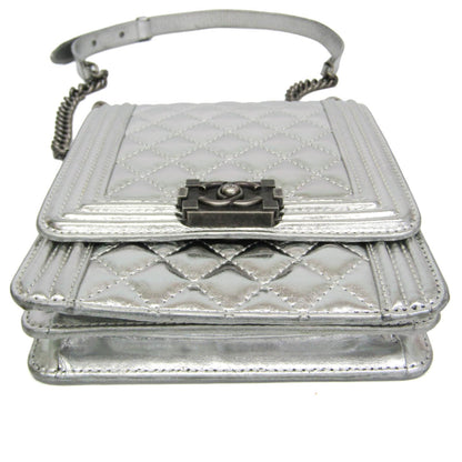 Chanel Boy · Metallic Calfskin