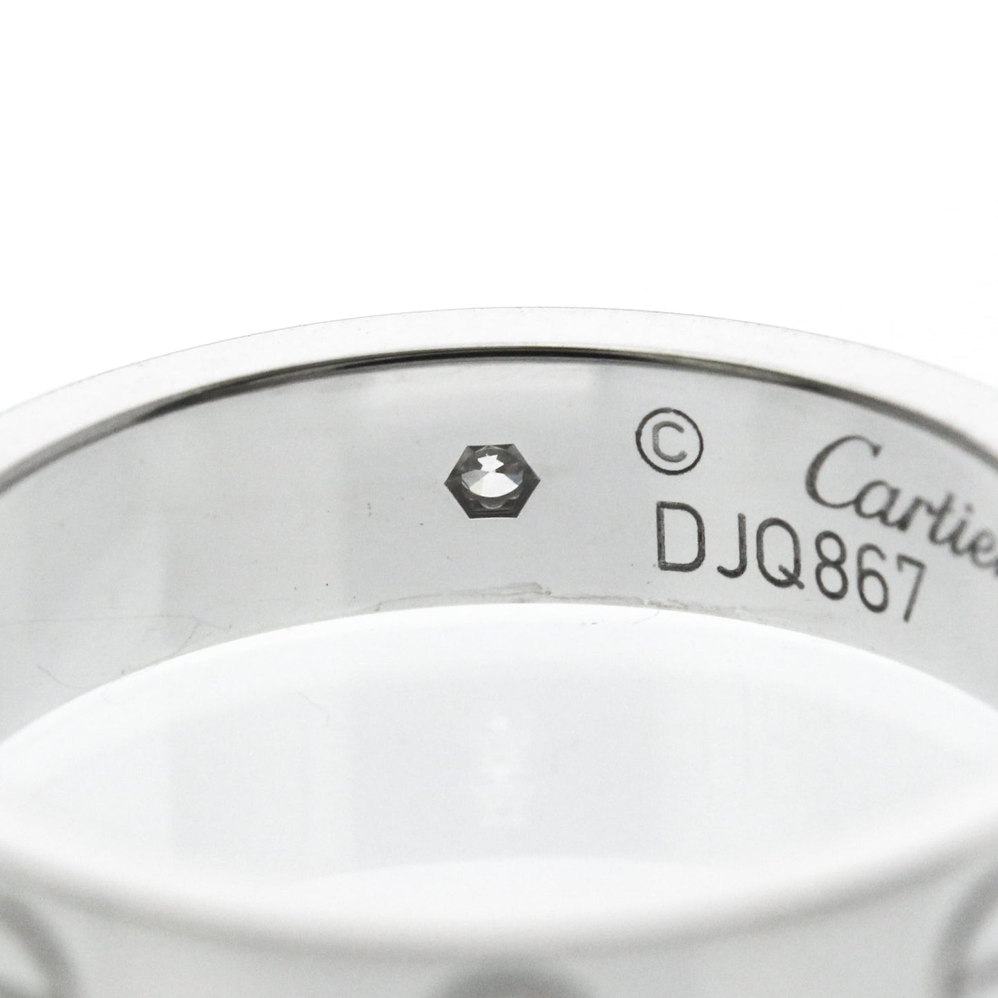 Cartier Mini Love · 18K White Gold · Diamond