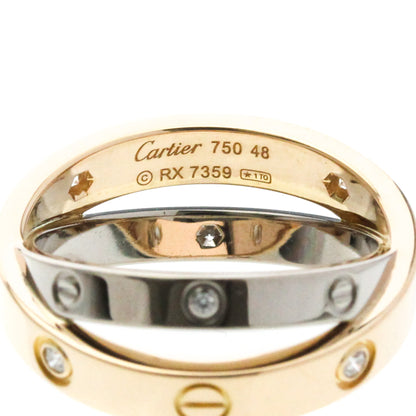 Cartier Be Love · Half Diamond · Two-Tone Gold