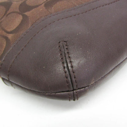 Coach Signature · Canvas & Leather Crossbody