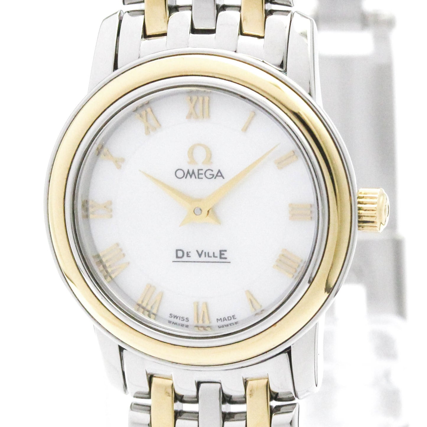 Omega De Ville Prestige · MOP · Steel & 18K Yellow Gold