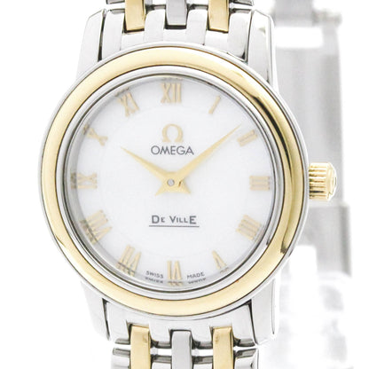 Omega De Ville Prestige · MOP · Steel & 18K Yellow Gold