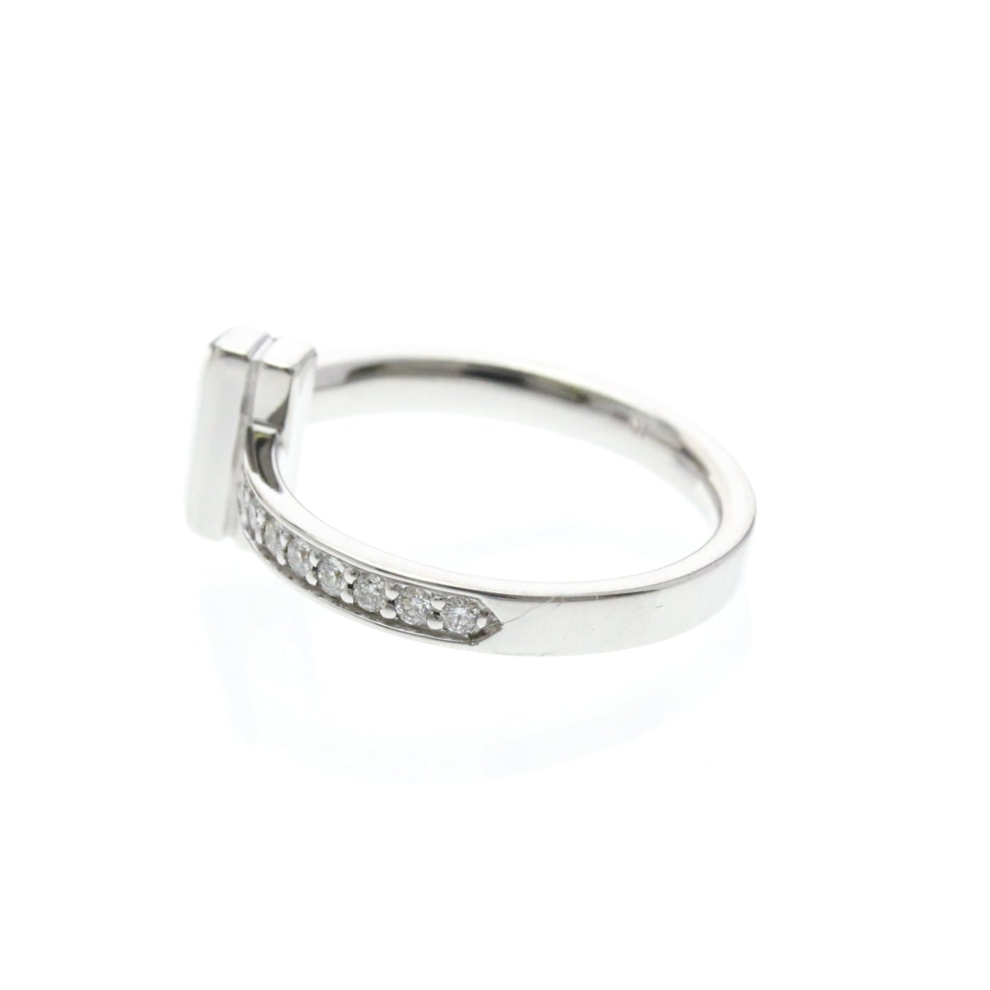 Tiffany T One · Diamond · 18K White Gold