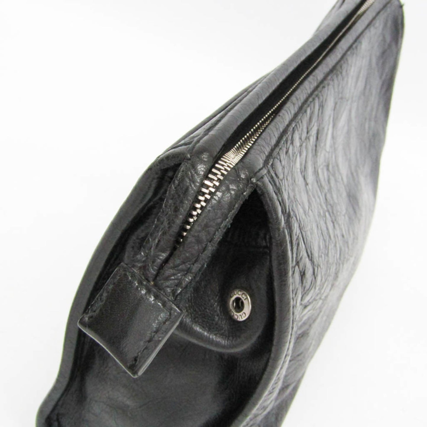 Gucci Interlocking · Leather Clutch