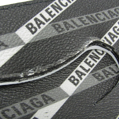 Balenciaga Logo Print · Leather Clutch