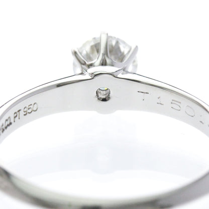 Tiffany Solitaire · Platinum · Diamond · Size 6 (EU 52.5)