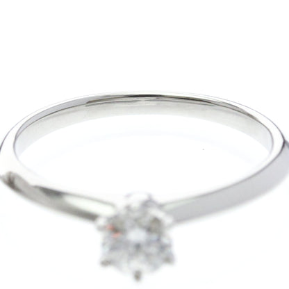 Tiffany Solitaire · Platinum · Diamond · Size 6 (EU 52.5)