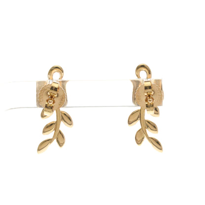 Tiffany Olive Leaf · Rose Gold Studs