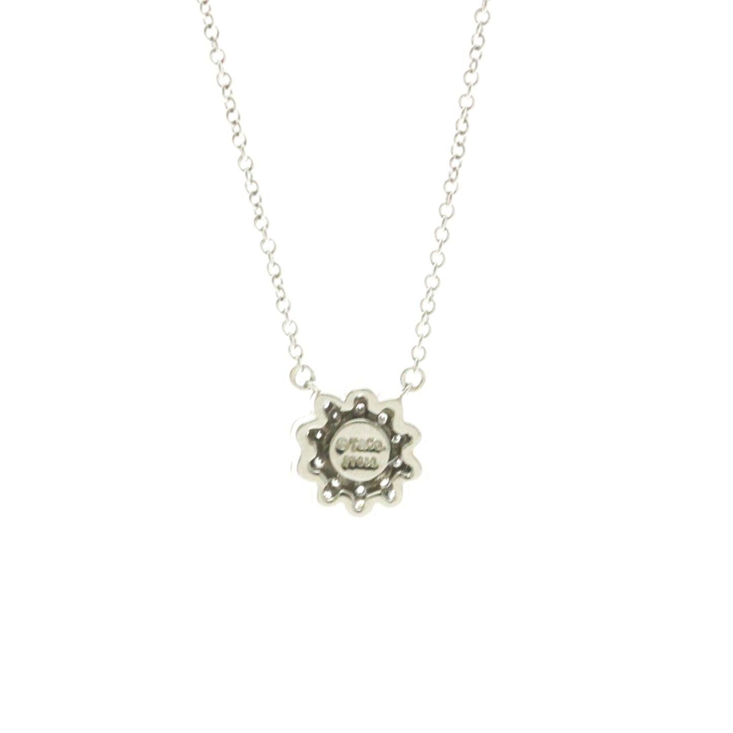 Tiffany · Platinum Diamond Flower Pendant