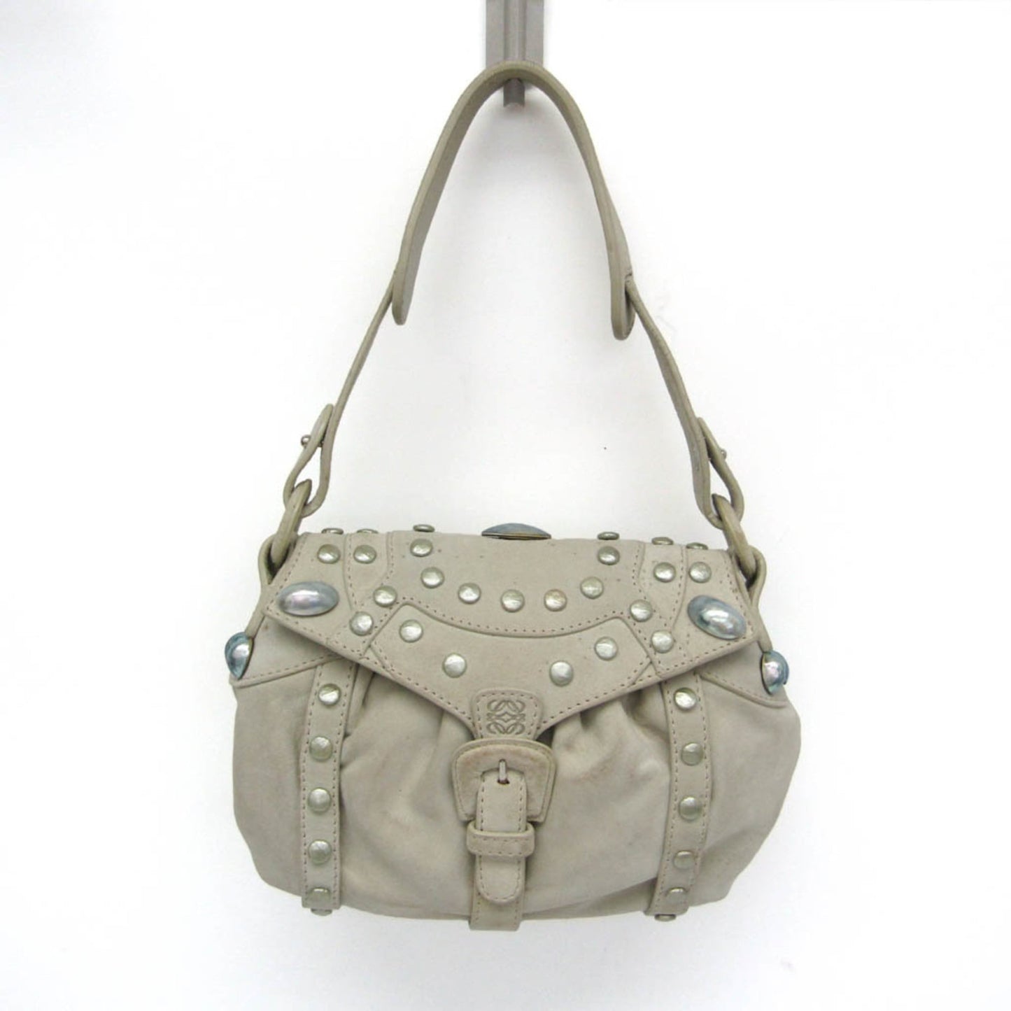 Loewe Belt Flap · Beaded Suede