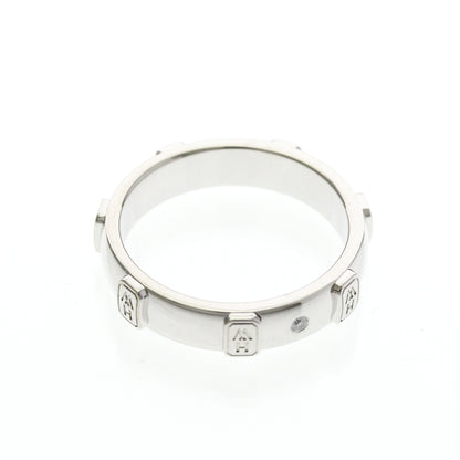 Harry Winston HW Logo · Diamond · 18K White Gold