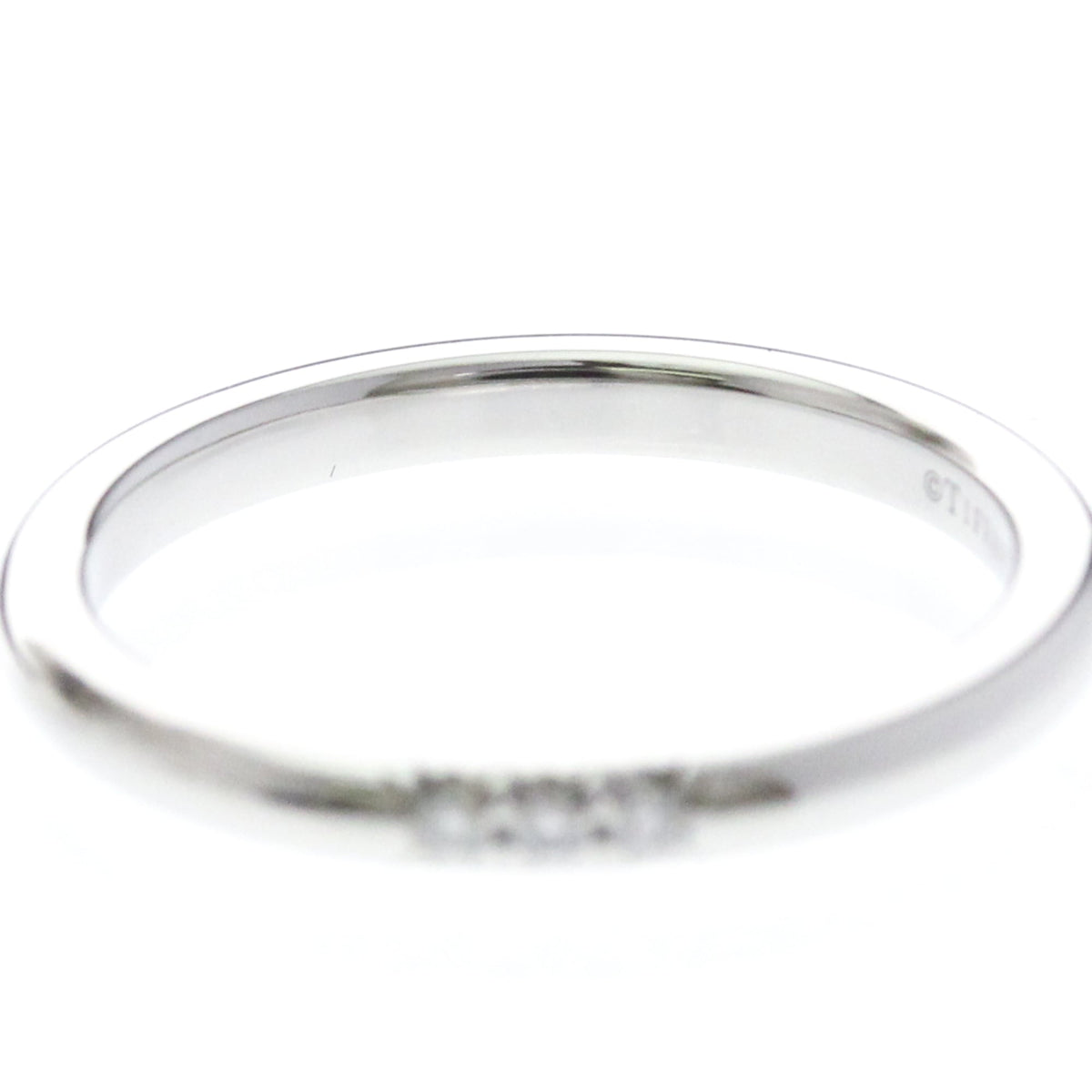 Tiffany Forever · Diamond · Platinum · Size 4 (EU 47.5)