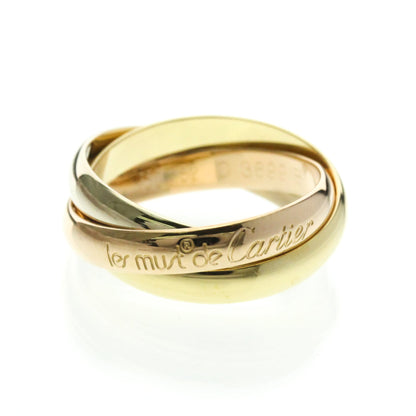 Cartier Trinity · Tri-Gold Band Ring