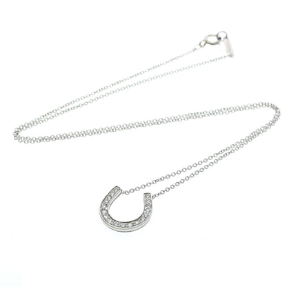 Tiffany Horseshoe · Platinum · Diamond