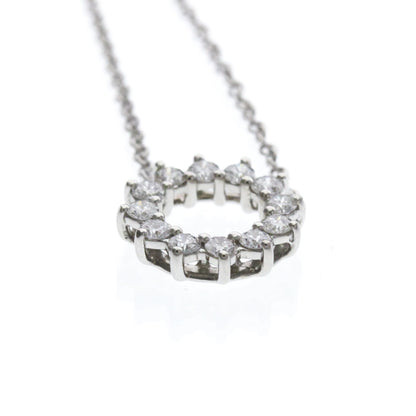 Tiffany Open Circle Mini · Platinum · Diamond