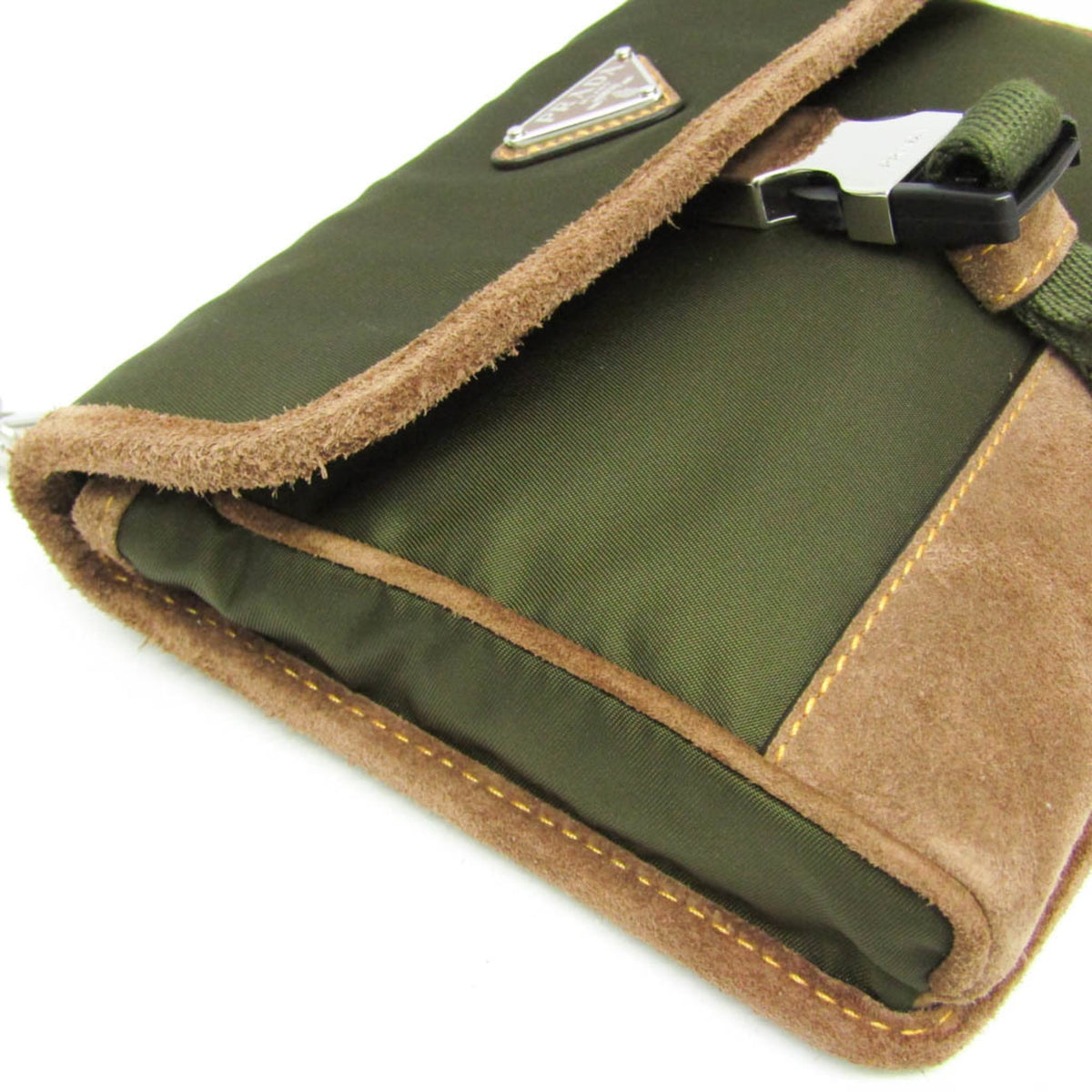 Prada Re-Nylon · Smartphone Pouch · Suede