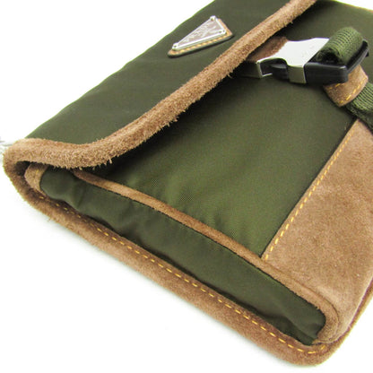 Prada Re-Nylon · Smartphone Pouch · Suede