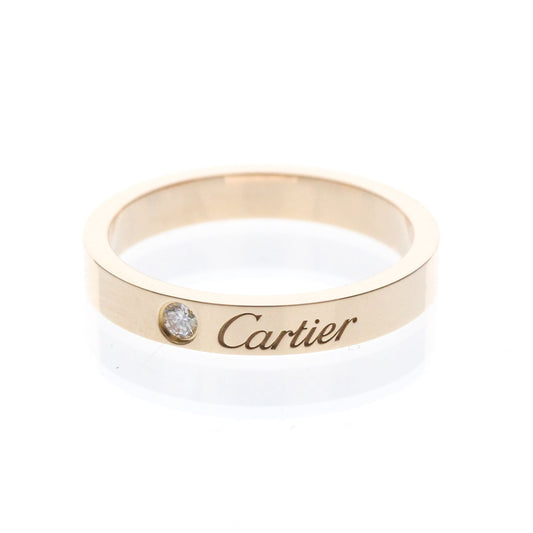 Cartier C de Cartier · Rose Gold · Diamond · Size 6.25 (EU 55.63)