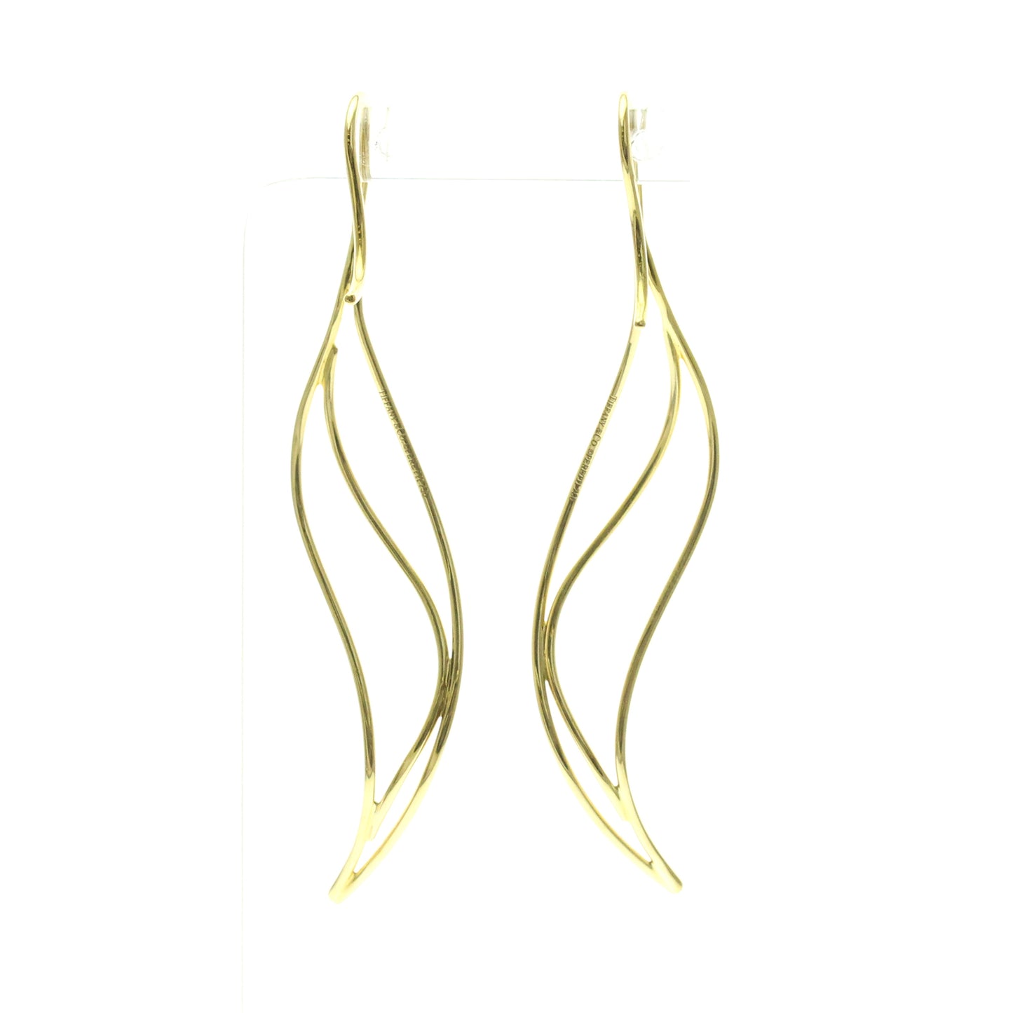 Tiffany Wave · 18K Yellow Gold · Earrings