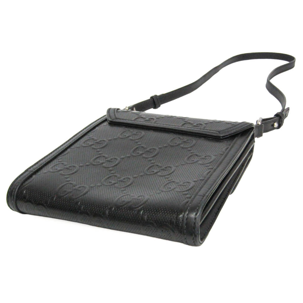 Gucci GG Embossed Crossbody · Leather