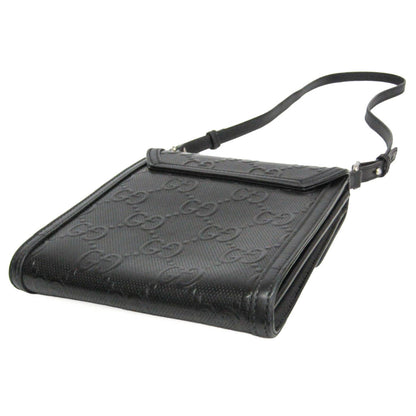Gucci GG Embossed Crossbody · Leather