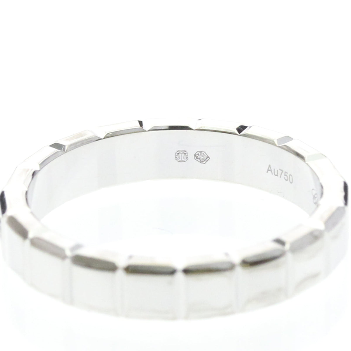 Chopard Ice Cube · 18K White Gold · Diamond · Size 7.6 (EU 56.5)