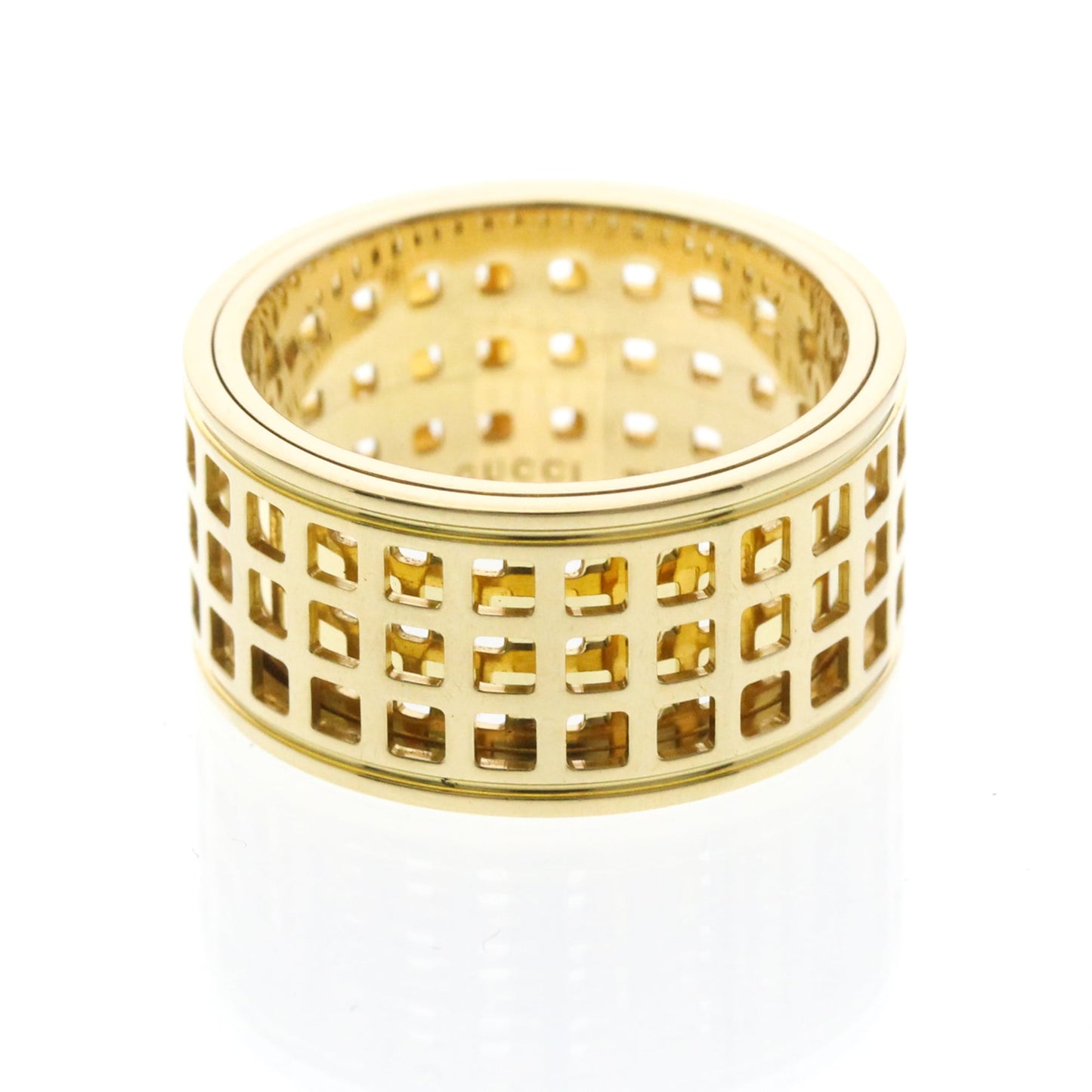 Gucci Scroll Wide · 18K Yellow Gold