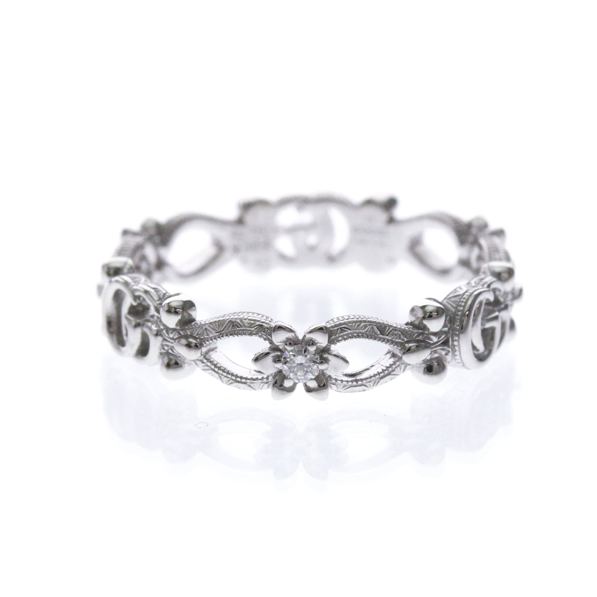 Gucci Flora Diamond · 18K White Gold