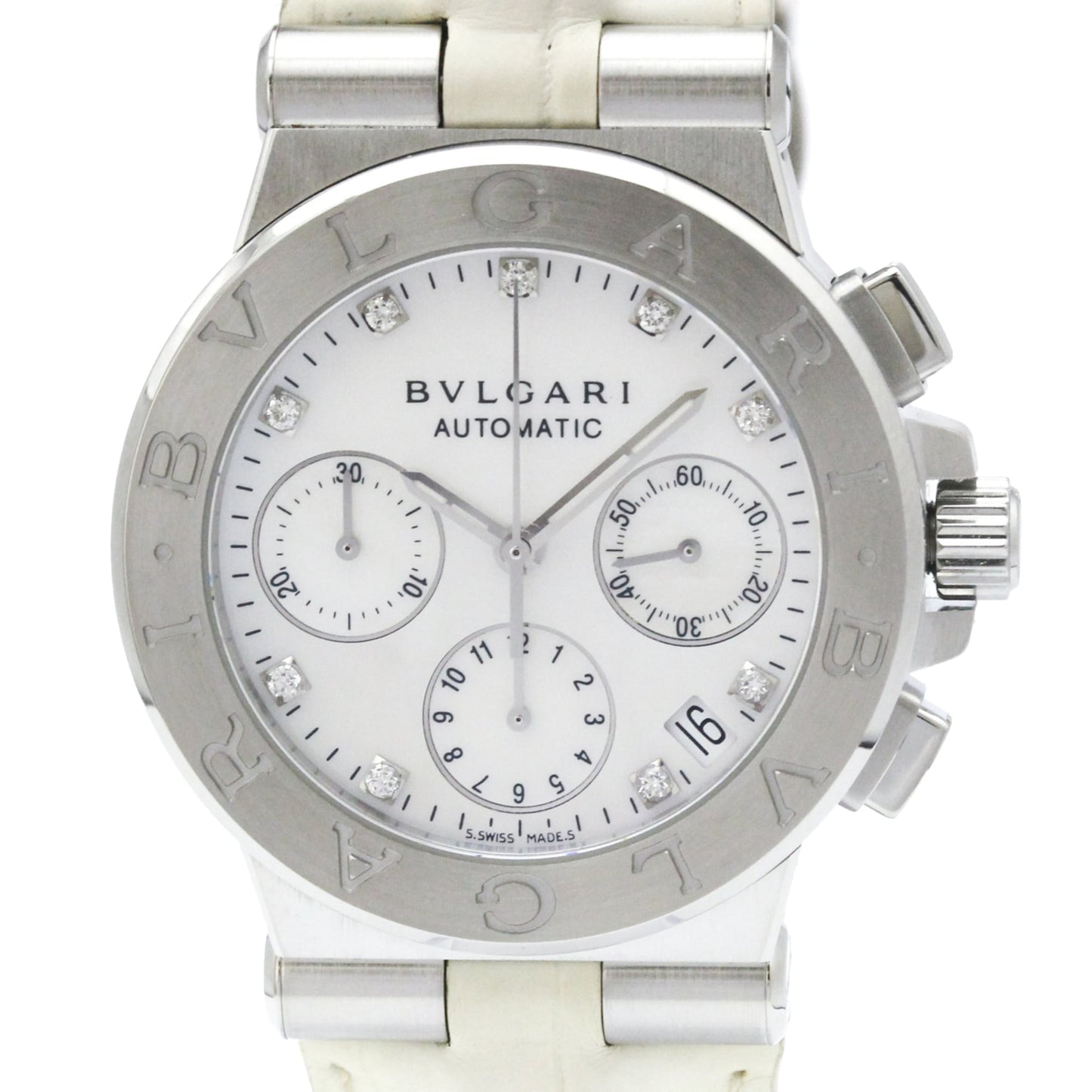 Bvlgari Diagono · Diamond · MOP · Automatic