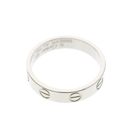 Cartier Mini Love · 18K White Gold · Size 4.75 (EU 51.88)