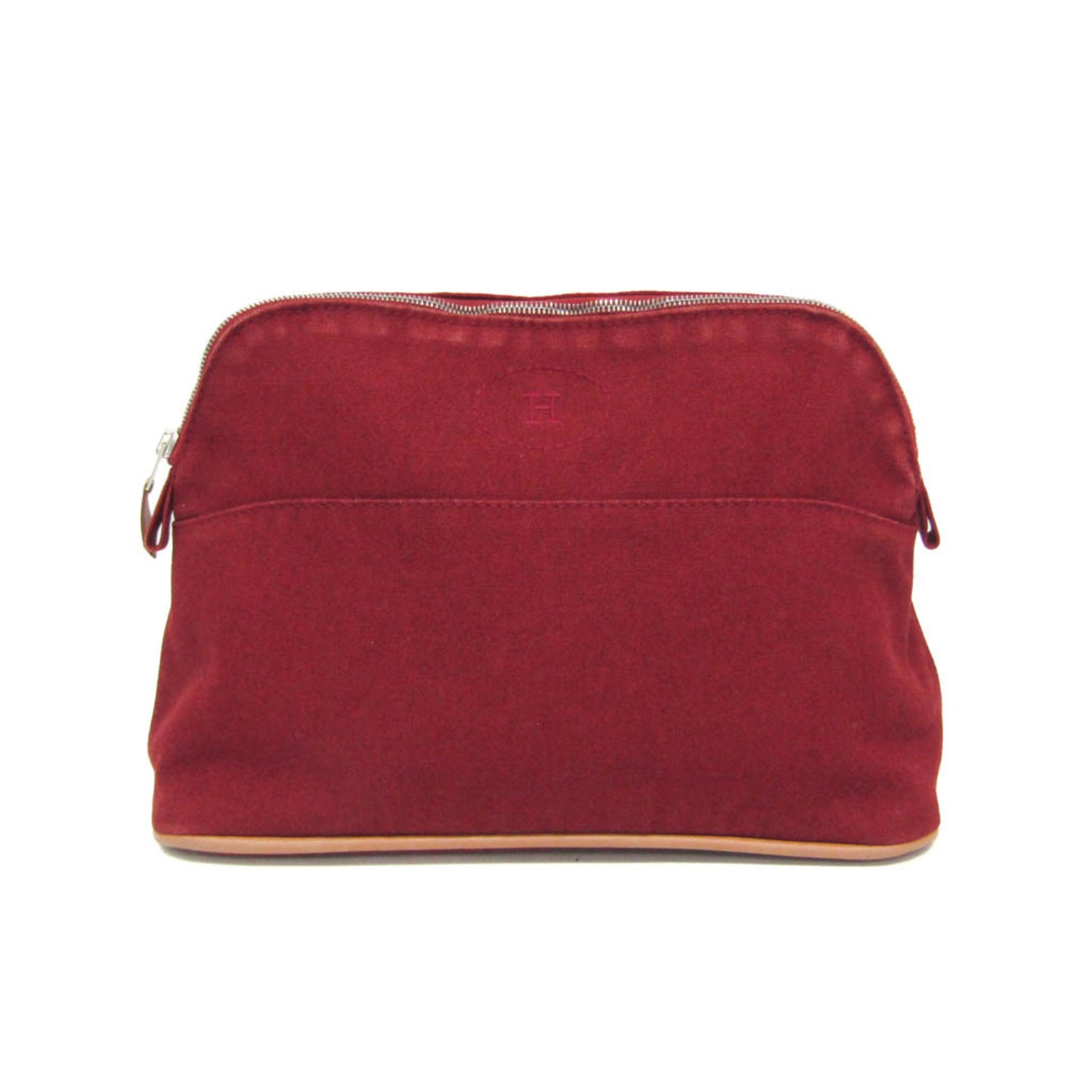Hermès Bolide MM · Canvas & Leather Pouch
