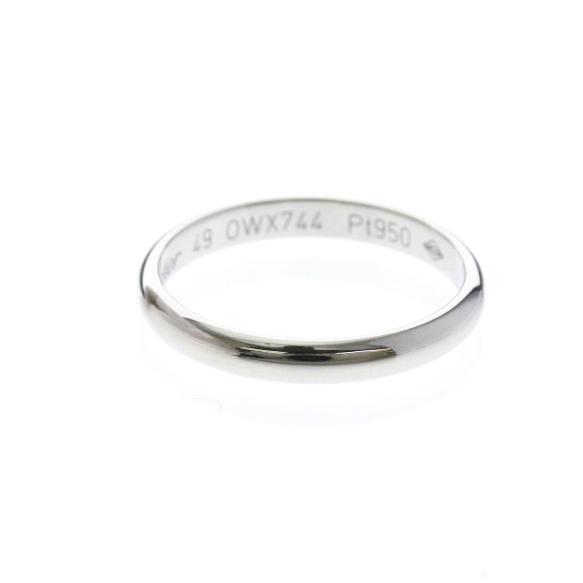 Cartier Wedding Band · Platinum · Size 4.75 (EU 51.88)