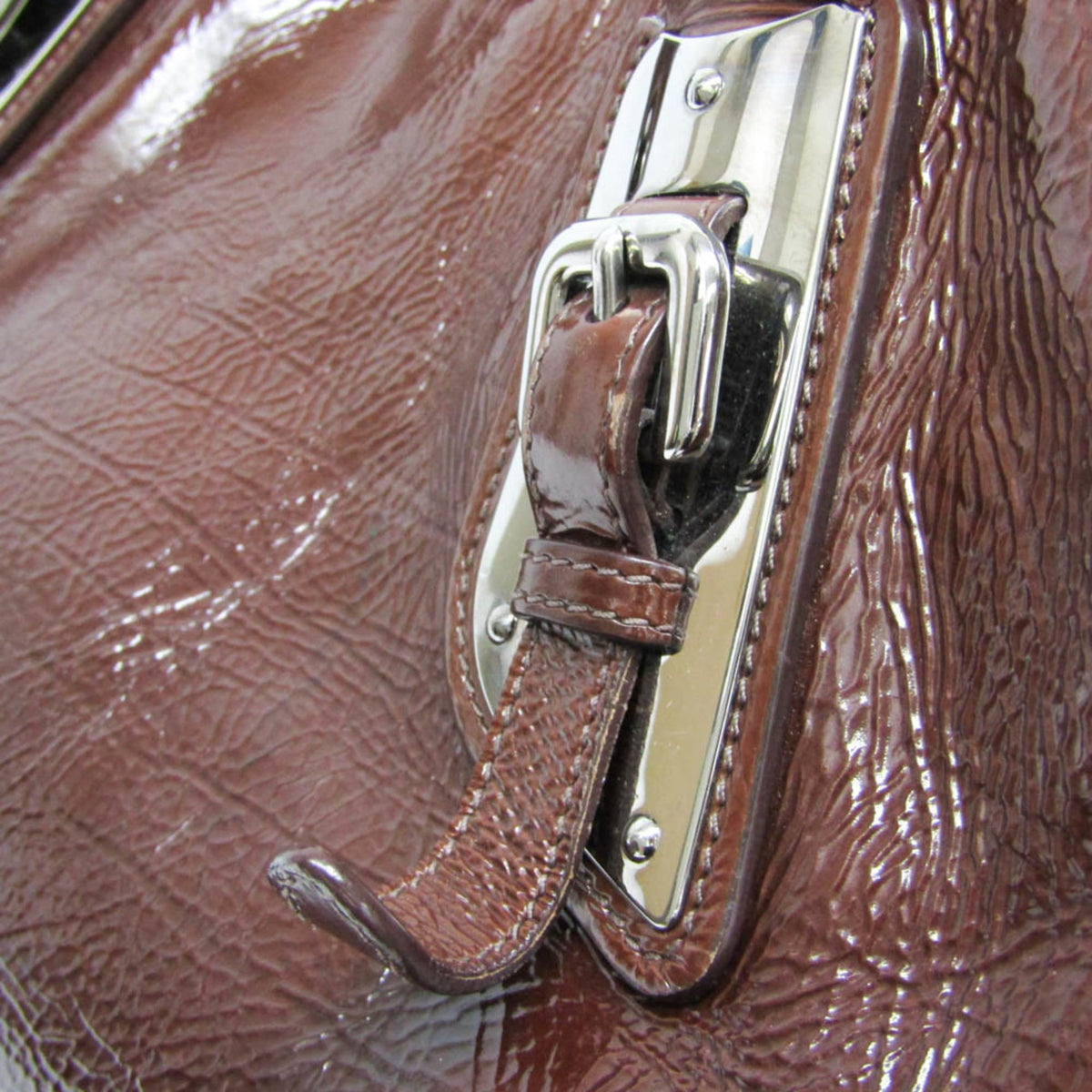 Prada Patent Leather · Metal Hardware