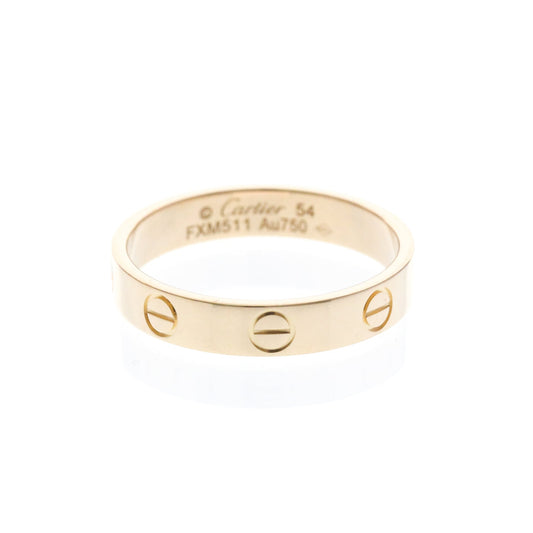 Cartier Mini Love · Rose Gold · Size 6.75 (EU 56.88)