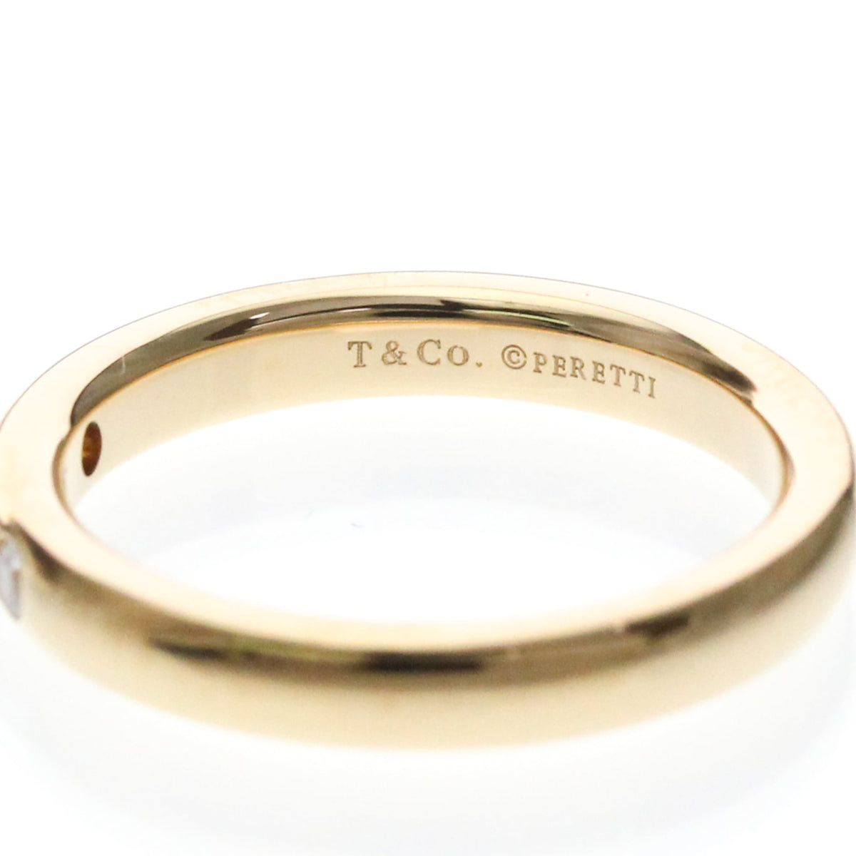 Tiffany Stacking Band · 18K Rose Gold · Diamond