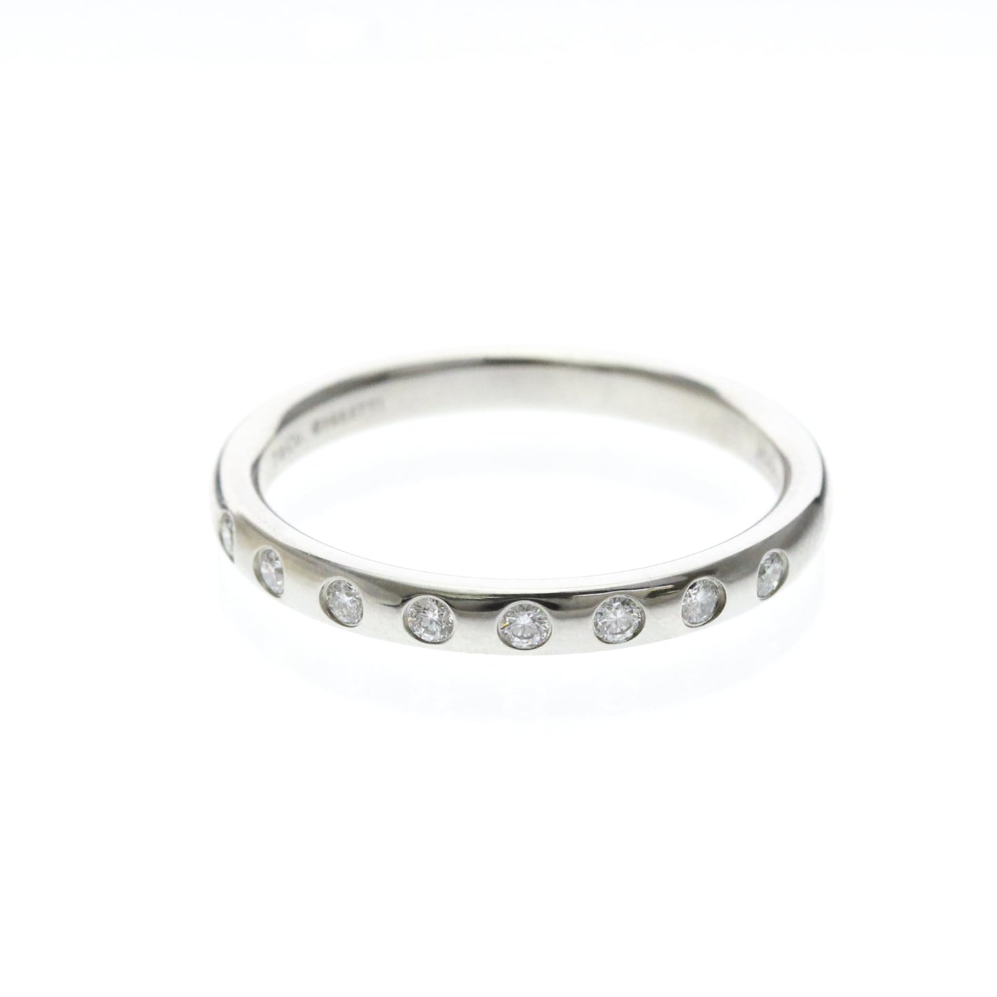 Tiffany Stacking Band · Platinum · 8 Diamonds
