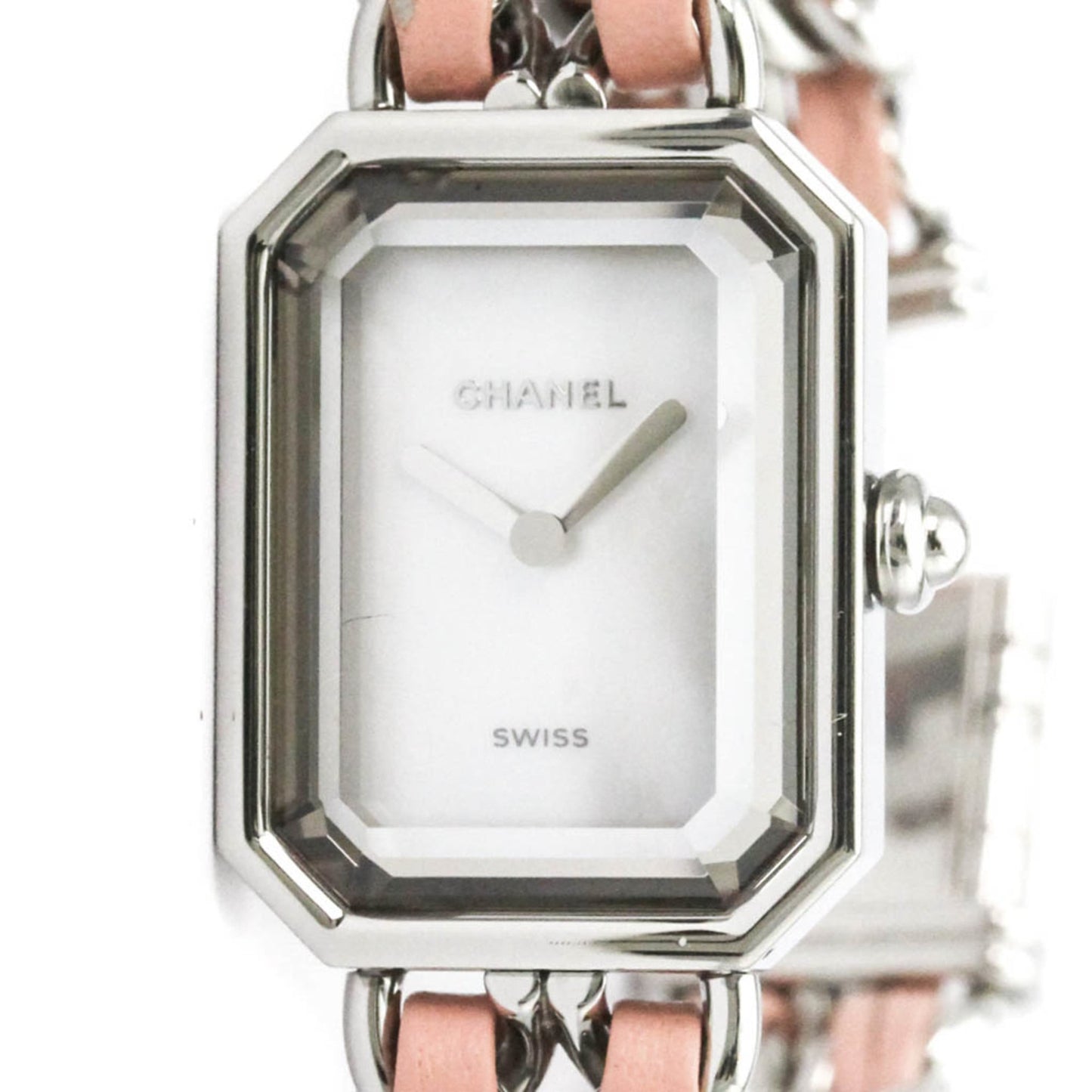 Chanel Premiere Lock · Steel · Mother-of-Pearl