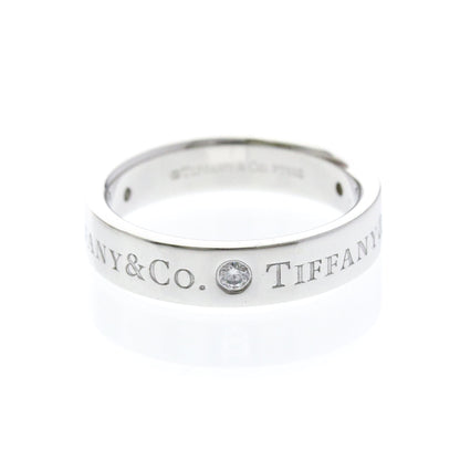 Tiffany Platinum Band · Three Diamonds