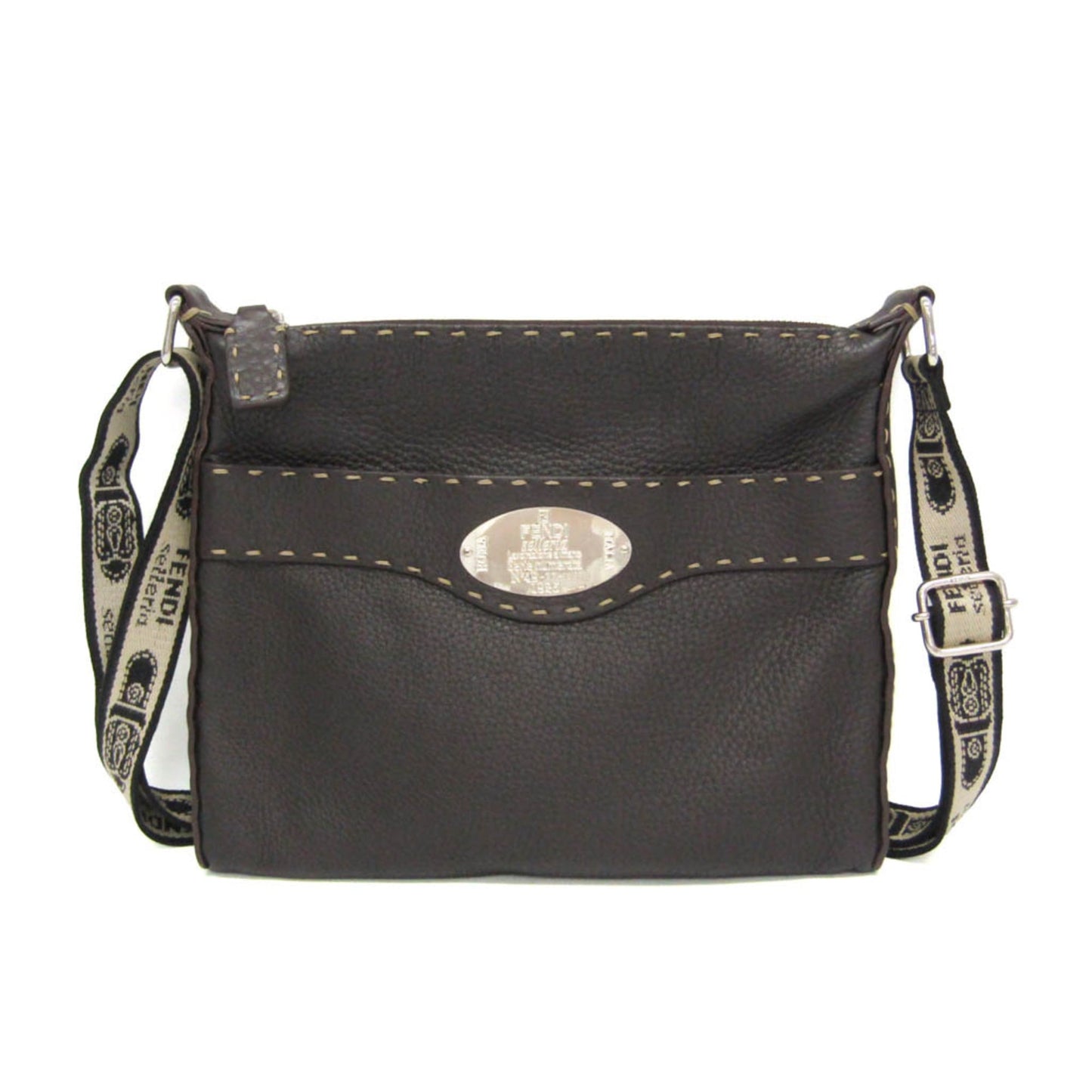 Fendi Selleria · Leather Shoulder Bag