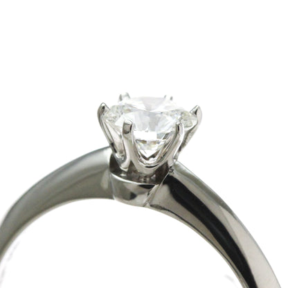 Tiffany Solitaire · Platinum · Diamond · Size 6 (EU 52.5)