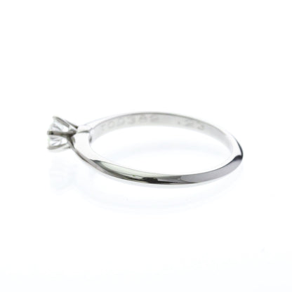 Tiffany Solitaire · Platinum · Diamond 0.23ct · Size 5.8 (EU 52)