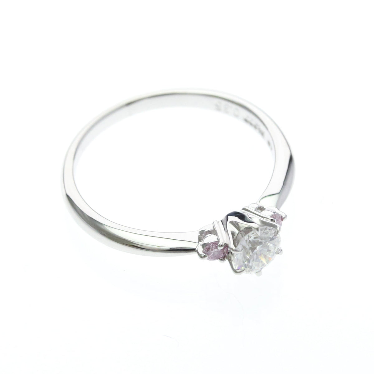 Tasaki Diamond · Platinum · Solitaire · Size 6 (EU 55)