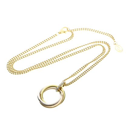 Cartier Trinity · Diamond Necklace · Tri-Gold